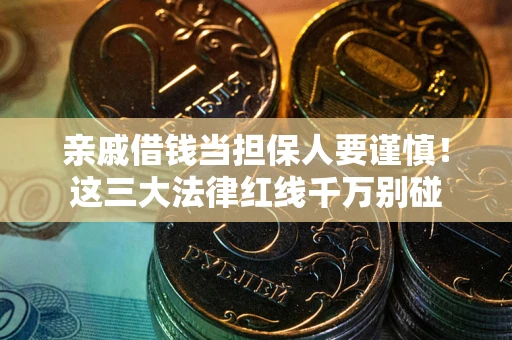 北京亲戚借钱当担保人要谨慎！这三大法律红线千万别碰