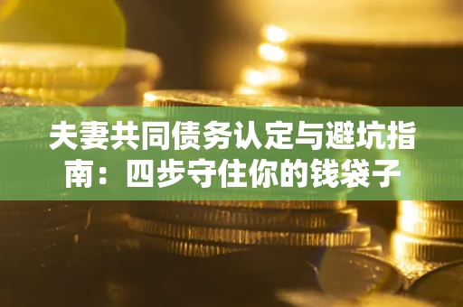 北京夫妻共同债务认定与避坑指南：四步守住你的钱袋子