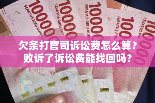北京欠条打官司诉讼费怎么算？败诉了诉讼费能找回吗？