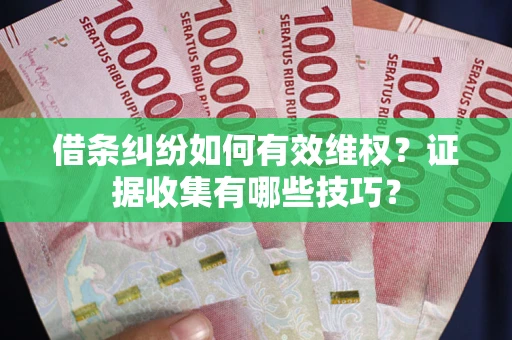 北京借条纠纷如何有效维权？证据收集有哪些技巧？