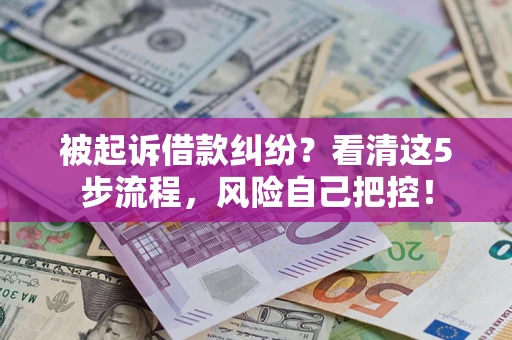 北京被起诉借款纠纷？看清这5步流程，风险自己把控！